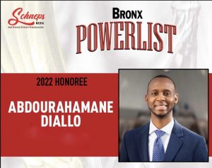 Abdourahamane Diallo, an FWE Young Leader, has been named to the NYC Bronx Power List 2022.